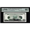 Image 1 : 1996 $20 Federal Reserve Offset Printing Error Note Boston PMG Gem Uncirculated 66EPQ