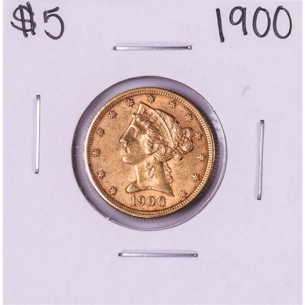 1900 $5 Liberty Head Half Eagle Gold Coin