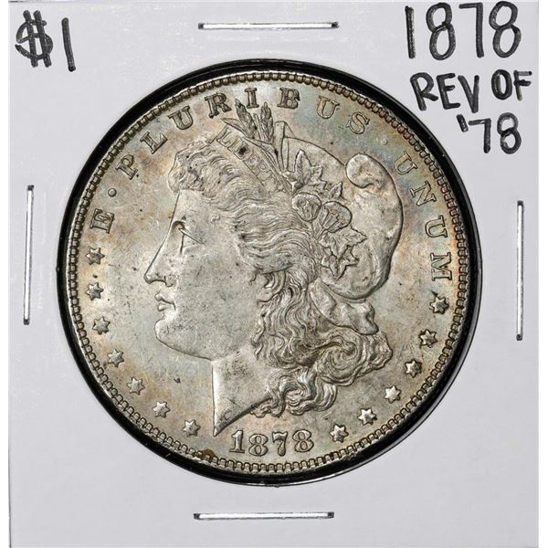 1878 Reverse of 1878 7TF $1 Morgan Silver Dollar Coin