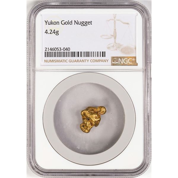 4.24 Gram Yukon Gold Nugget NGC Graded