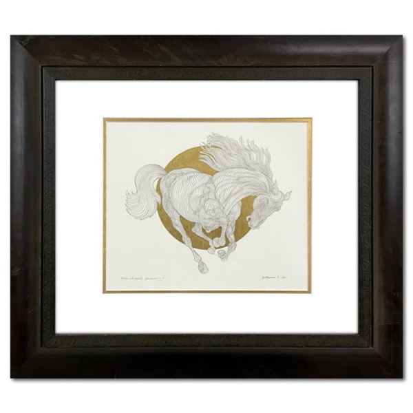 Guilaume Azoulay "Rising Sun Sketch ADO" Original Drawing on Paper