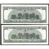 Image 2 : Lot of 1996 & 2001 $100 Federal Reserve Star Notes