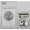 Image 1 : 2019-S Enhanced Reverse Proof $1 Silver Eagle Coin PCGS PR69 FDOI Cleveland Signature