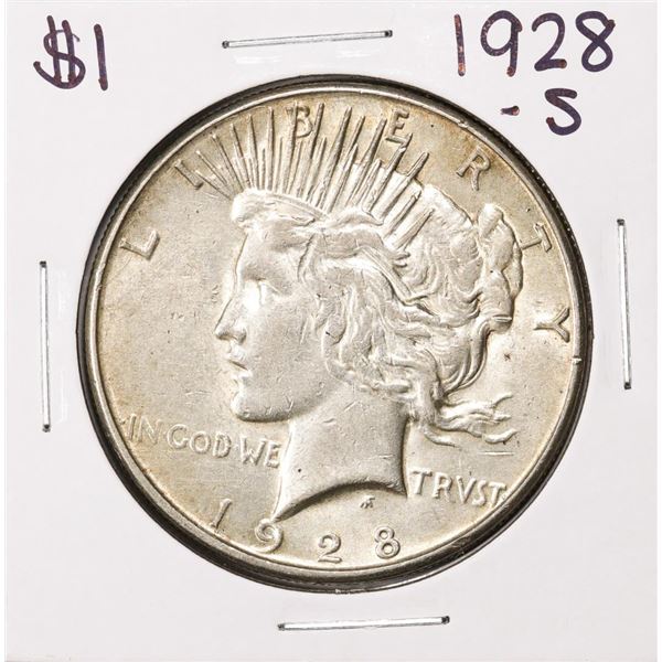 1928-S $1 Peace Silver Dollar Coin