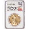 1988-W $50 Proof American Gold Eagle Coin NGC PF70 Ultra Cameo Castle Signature