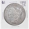 1891-CC $1 Morgan Silver Dollar Coin