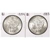 Image 1 : Lot of 1884-1885 $1 Morgan Silver Dollar Coins