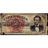 Image 1 : March 3, 1863 Fourth Issue Fifty Cents Lincoln Fractional Note