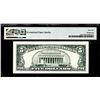 Image 2 : 1969 $5 Federal Reserve Note Chicago Fr.1969-G PMG Gem Uncirculated 65EPQ