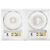 Image 2 : Set of (2) 2018Mo Mexico 1/4oz and Mo 1/20 oz Silver Libertad Coins PCGS PR69DCAM