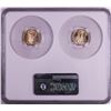 Image 2 : Set of 2021 Type 1 & Type 2 $5 American Gold Eagle Coins NGC MS70