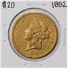 1852 $20 Liberty Head Double Eagle Gold Coin