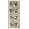 Image 1 : Uncut Sheet of (4) State of Louisiana Baby Bond Obsolete Notes