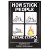 Image 1 : Todd Goldman "How Stick People Became Extinct" Collectible Lithograph