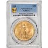 Image 1 : 1908 No Motto $20 St. Gaudens Double Eagle Gold Coin PCGS MS64