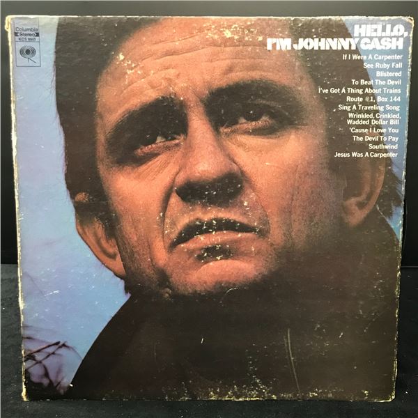 JOHNNY CASH VINYL RECORD