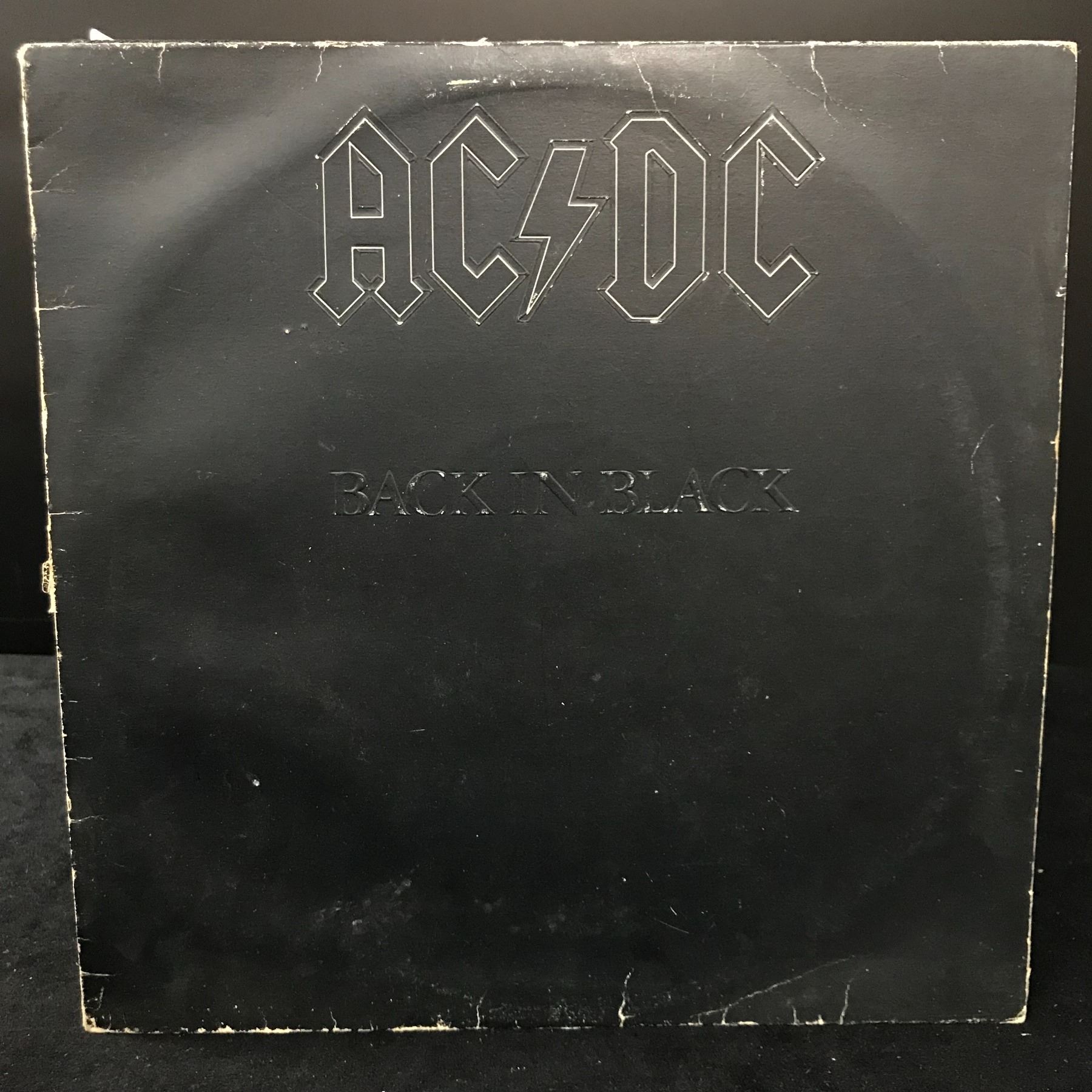 ACDC BACK IN BLACK VINYL RECORD
