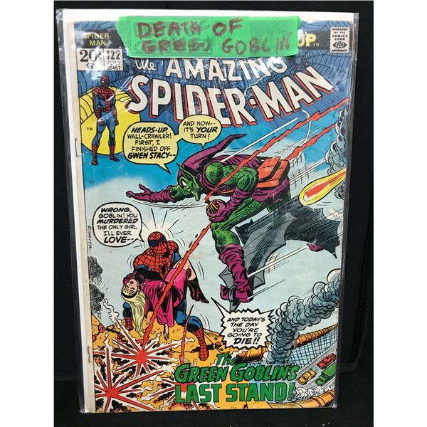 MARVEL COMICS THE AMAZING SPIDERMAN NO.122 (DEATH OF GREEN GOBLIN)