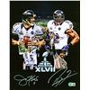 Image 1 : RAY LEWIS AND JOE FLACCO AUTHENTIC SIGNED 11 X 14 COLLAGE (BECKETT COA)