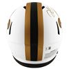 Image 2 : DAREK CARR AND MICHAEL THOMAS SIGNED NEW ORLEANS SAINTS ECLIPSE FULL HELMET (BECKETT COA)
