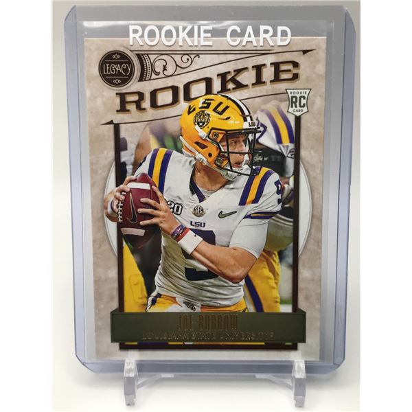 2020 PANINI LEGACY JOE BURROW ROOKIE CARD