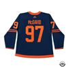 Image 1 : CONNOR MCDAVID SIGNED EDMONTON OILERS RETRO JERSEY ADIDAS PRO (UPPER DECK COA)