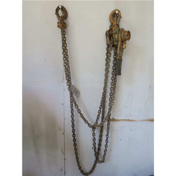 32KG Lever Block with chain and hooks