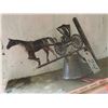 Image 2 : Decorative metal Wall hanging Dinner bell (horse & buggy)