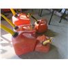 Image 2 : Lot of 5 Jerry Cans, 4 liter – 10 liter (1 has some chain saw fuel) (Cannot ship lot)