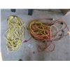Image 1 : Lot of Assorted Extension cords (various gauges, lengths, condition)