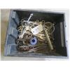 Image 1 : Bin of assorted Wrenches/etc.