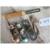 Image 3 : Lot of Vintage planers – assorted sizes + chisel/etc.