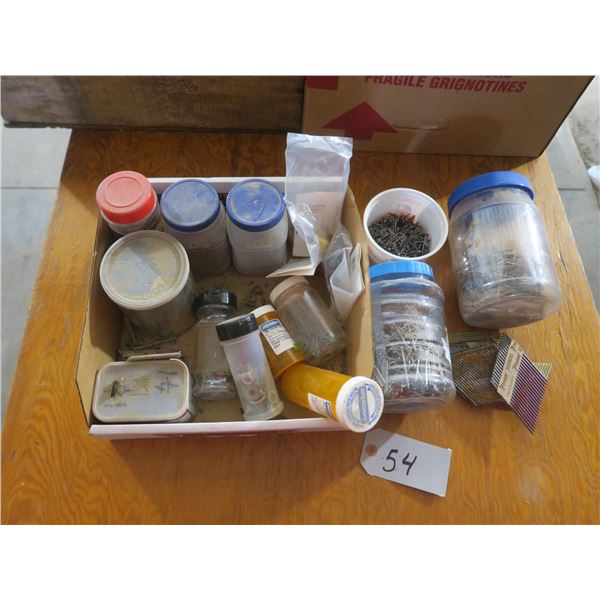 Box of Assorted Nails/etc.