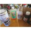 Image 6 : Box of assorted  fuels, paint removers, finishes, etc.