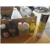 Image 7 : Box of assorted  fuels, paint removers, finishes, etc.