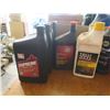 Image 6 : Box of assorted Automotive fluids: Motor oil, brake fluid, etc.