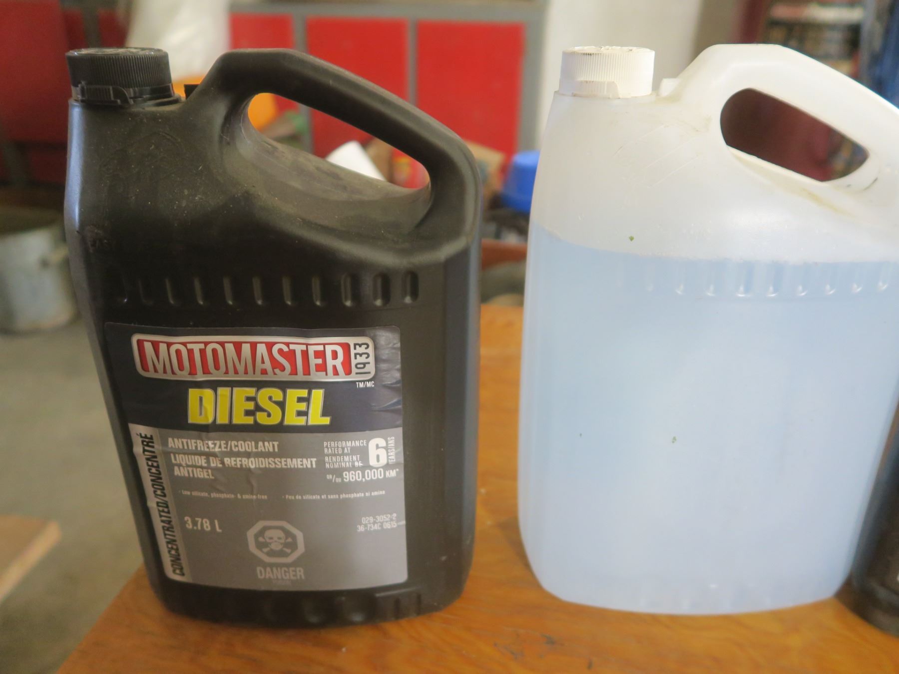 Motomaster Diesel Antifreeze/coolant full + (Windshield washer fluid