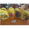 Image 1 : 3 Prestone Antifreeze & Coolant – partial jugs + 1 Motomaster Antifreeze/coolant – full jug