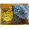 Image 1 : Box of Rope, & Coveralls (size:44 & 46)