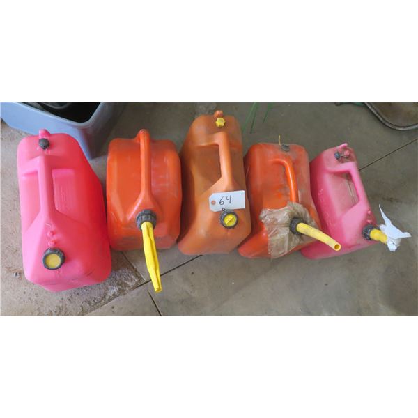 5 Gas Cans (20 – 25 liter)