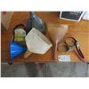 Image 1 : Box of Funnels, oil changing grips, & filter