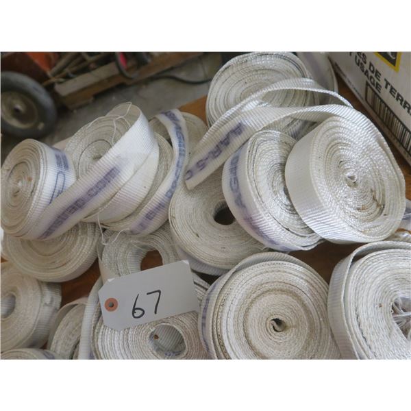 Box of straps with carry straps