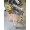 Image 1 : Craftsman 4” Motorized belt sander on wooden platform with Sanding belts/discs
