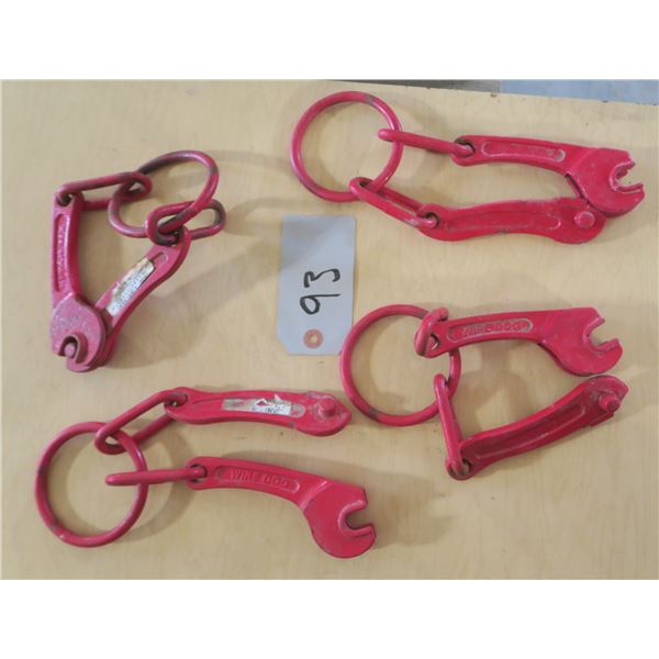 Lot of 4 Phoenix wire dogs