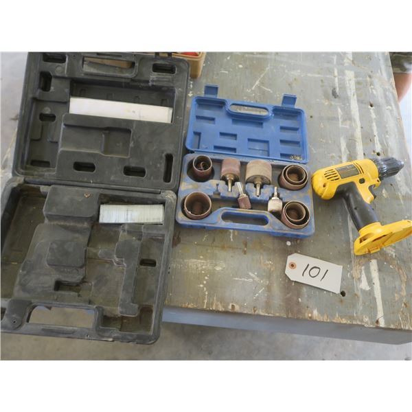 Dewalt Drill with Sanding bits (bits come with case)