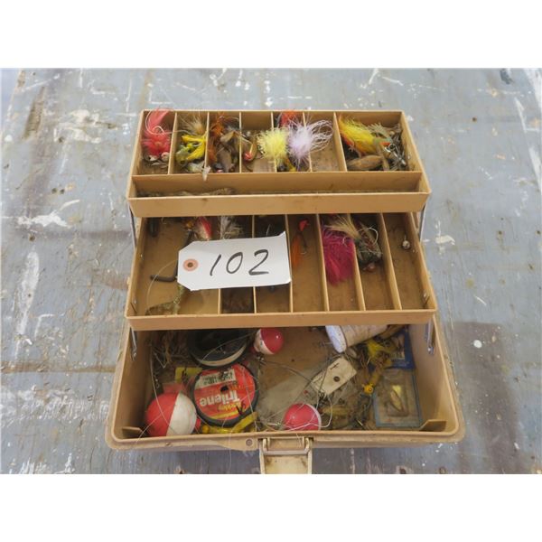Tackle box with contents