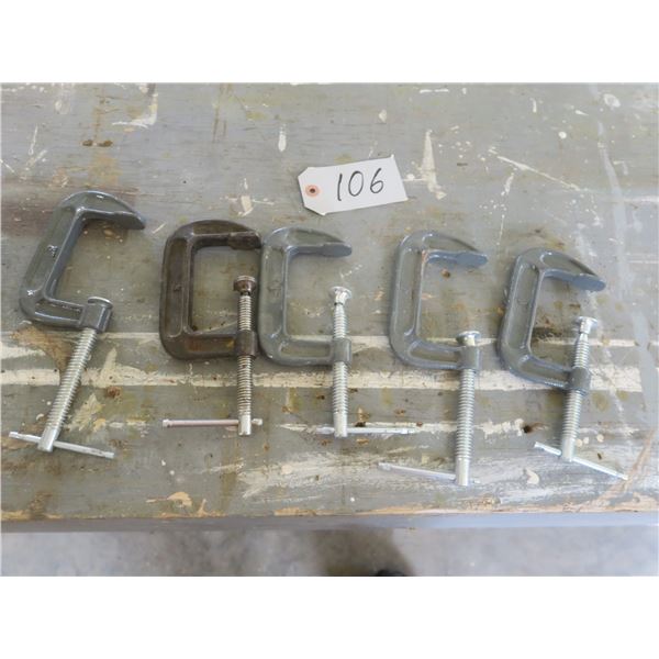 5 3” C-clamps
