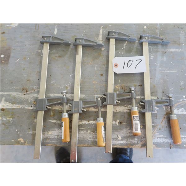 4 powerfist 12” Bar clamps