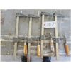 Image 1 : 4 powerfist 12” Bar clamps