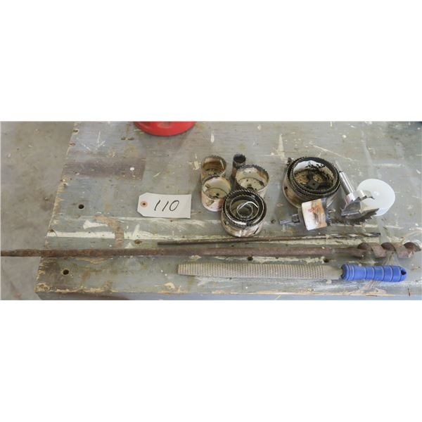 Lot of assorted Drill bits & Hole saws